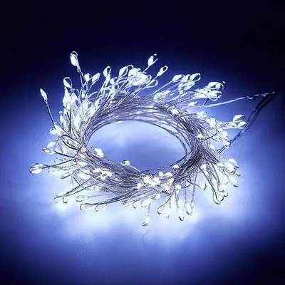 Vijenci s bakrenom žicom na baterije 100/200Led vilinski grozd petardi Žaruljica za vrtni božićni dekor