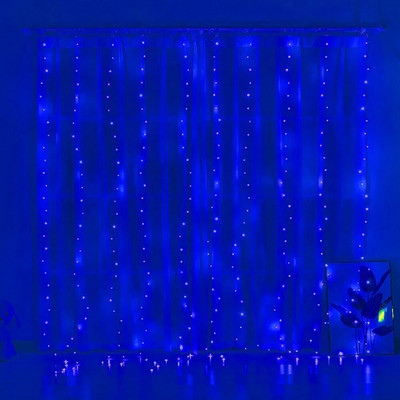Decoratiuni de Craciun 3M Lumini Led Cortina Festoon Cortina Usb Ghirlanda Anul Nou 2024 Decor Pe Fereastra Decor Craciun Lichidari