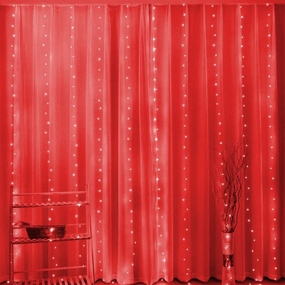 6x3M LED USB zavjesa s viličnim svjetlima Božićni vijenac s 8 načina daljinskog upravljača za Novu godinu 2024. Party Garden Kućna svadbena dekoracija