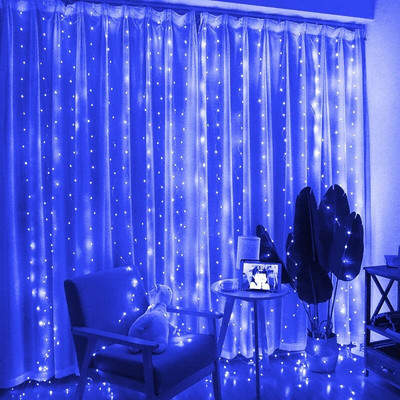 USB festoon LED žičano svjetlo 8 načina rada Remote Božićna vila Girlland Light Decor zavjese za kućne praznike Ukrasna novogodišnja lampa