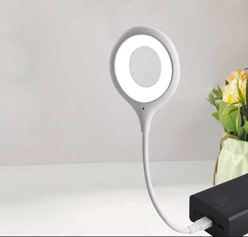 Sklopiva USB stolna svjetiljka Noćna svjetla Osvjetljenje Plug-In Stolne lampe Prijenosna stolna svjetla Zaštita za oči Stolno noćno svjetlo za čitanje