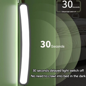 LED извита настолна лампа Акумулаторна сензорна дистанционна настолна лампа Висяща магнитна затъмняваща светлина за четене Спален шкаф Нощно шкафче 32/42CM