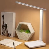Sulankstoma stalinė lempa Akių apsauga Jutiklinė pritemdoma LED lempa Miegamojo skaitymo USB jungtis stalinė lempa