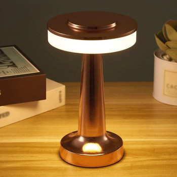 Ретро Led настолна лампа, USB акумулаторна, безкрайно димируема нощна лампа, къмпинг, подходяща за бар, лампа, околна светлина