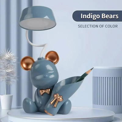 Stolna lampa s crtanim filmovima s budilicom Zaštita za oči Noćno svjetlo Svjetlo stolne svjetiljke Djeca Djeca Čitanje Radna soba Spavaća soba Dnevni boravak