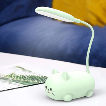 Сладко домашно прасе Мини нощна лампа USB зареждане Сгъваема LED малка настолна лампа Студентски учещи Защита на очите Книжни лампи Нощен декор