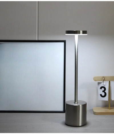 Metalne stolne svjetiljke od 1800 Mah Led bežična stolna svjetiljka za restoran s mogućnošću prigušivanja, USB punjiva stolna svjetiljka za bar, stolno svjetlo za restoran