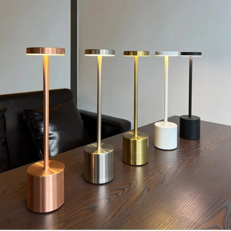 Metalne stolne svjetiljke od 1800 Mah Led bežična stolna svjetiljka za restoran s mogućnošću prigušivanja, USB punjiva stolna svjetiljka za bar, stolno svjetlo za restoran