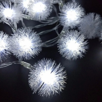 Λευκή μπάλα χιονιού για F5 Φωτιστικό LED Διακοσμητικό για γιρλάντα LED 50/100τμχ Χριστουγεννιάτικη διακόσμηση σπιτιού γάμου led Αξεσουάρ