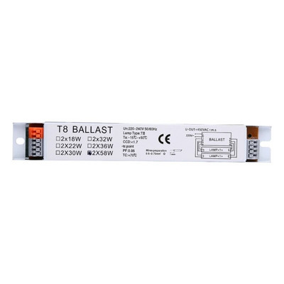 T8 kućni kompaktni elektronički balast 2x18/30/58W Instant fluorescentni balast