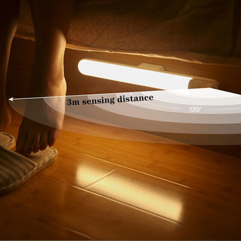 Φωτιστικό LED με αισθητήρα LED Επιτοίχιο φως ανάγνωσης Επαναφορτιζόμενη USB λάμπα γραφείου Φορητή λάμπα έκτακτης ανάγκης Απεριόριστα ρυθμιζόμενο φως κάμπινγκ