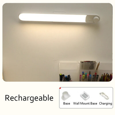 LED érzékelős lámpa falra szerelhető olvasólámpa USB újratölthető asztali lámpa Hordozható segélylámpa Fokozatmentesen szabályozható kempinglámpa