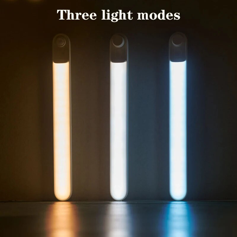 LED érzékelős lámpa falra szerelhető olvasólámpa USB újratölthető asztali lámpa Hordozható segélylámpa Fokozatmentesen szabályozható kempinglámpa