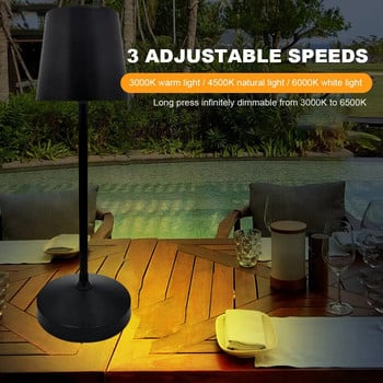 LED настолна лампа USB акумулаторна лампа за декорация Енергоспестяваща защита на очите Безстепенно затъмняване за бар кафе спалня