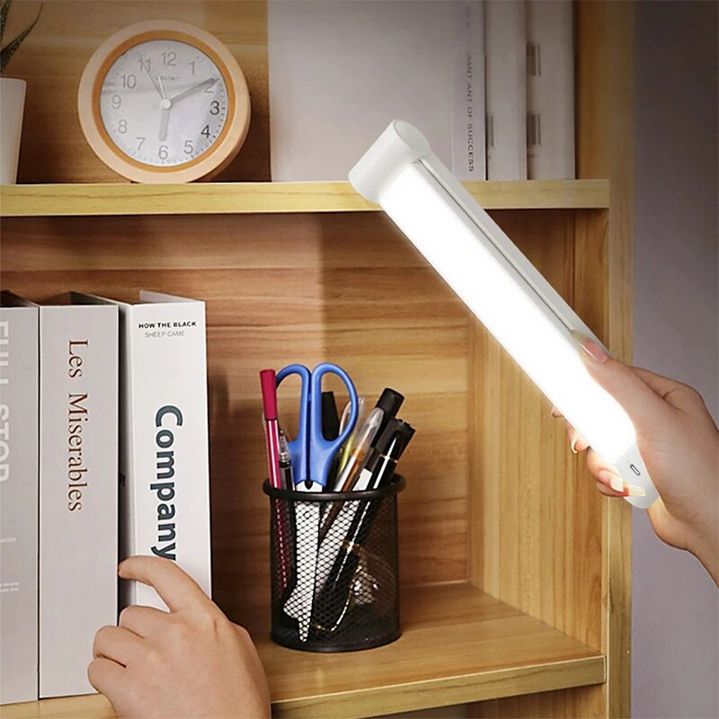 LED összecsukható asztali lámpa Olvasás Szemvédelem Tompított világítás Asztali lámpák Éjjeli Nappali Hálószoba Töltés Éjszakai lámpa