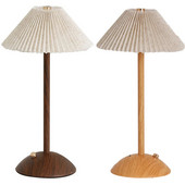 Kis asztali lámpa, újratölthető, hordozható LED-es asztali lámpa szövetbúra, minimalista éjjeliszekrény lámpa étterem hálószobába kávézóba