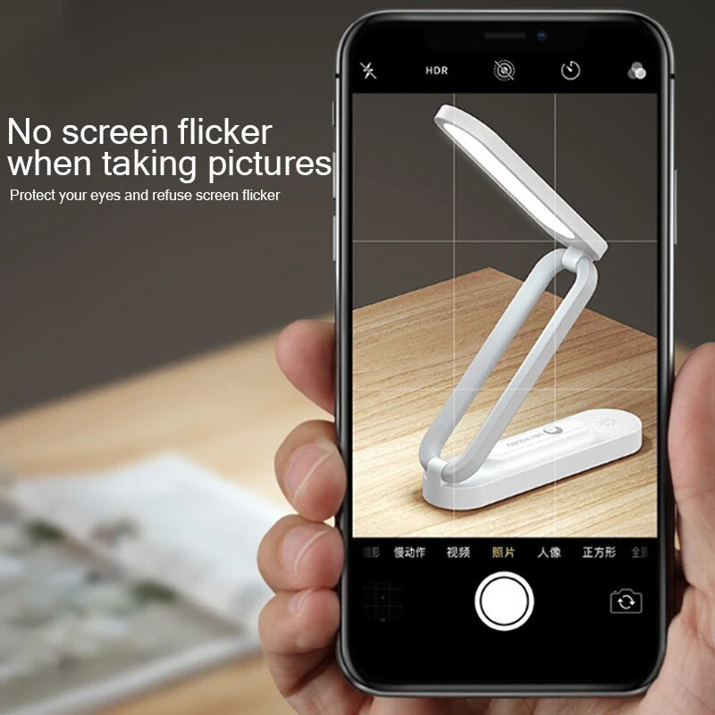 LED sulankstoma stalinė lempa Skaitymo akių apsauga 3 lygių pritemdomas apšvietimas Stalinės lempos prie lovos Svetainė miegamojo įkrovimas naktinė šviesa