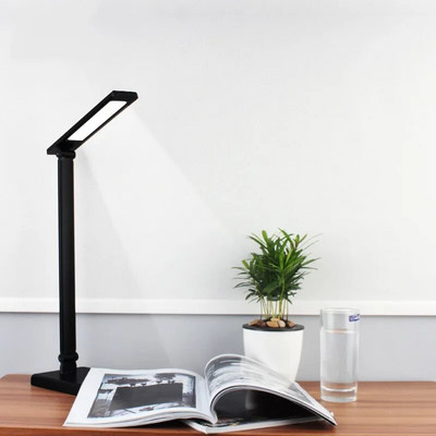 Jauna aptumšojama galda lasīšanas gaisma Acu aizsardzības mācību lampa, skārienslēdzis LED galda lampa 5 V USB uzlādes porta laika regulēšanas galda lampa