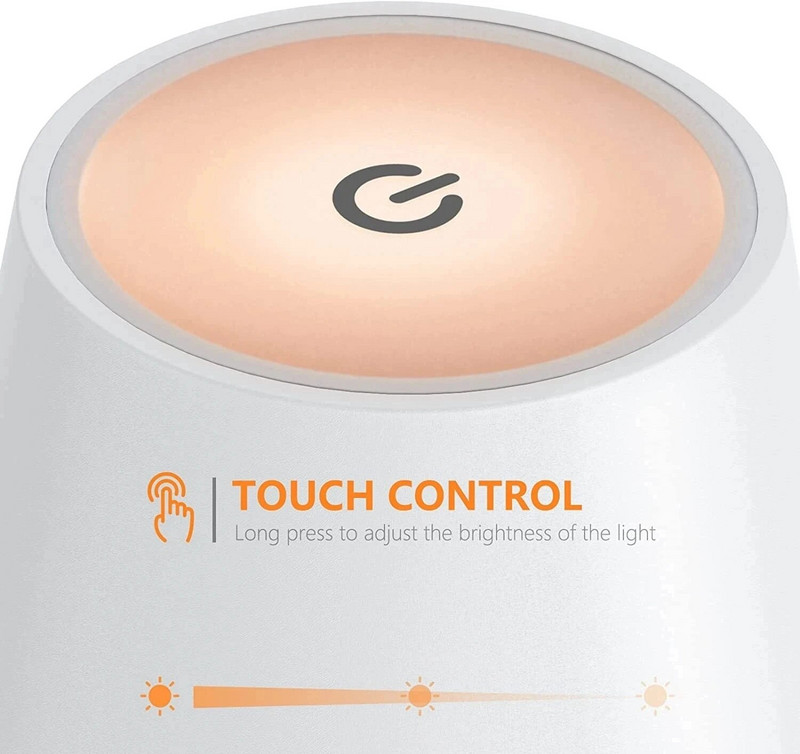 Bežična stolna svjetiljka od 5200 mAh LED aluminijska stolna svjetiljka s mogućnošću prigušivanja Svjetiljka Restoran Atmosferska rasvjeta za unutarnje vanjske prostore Metalik