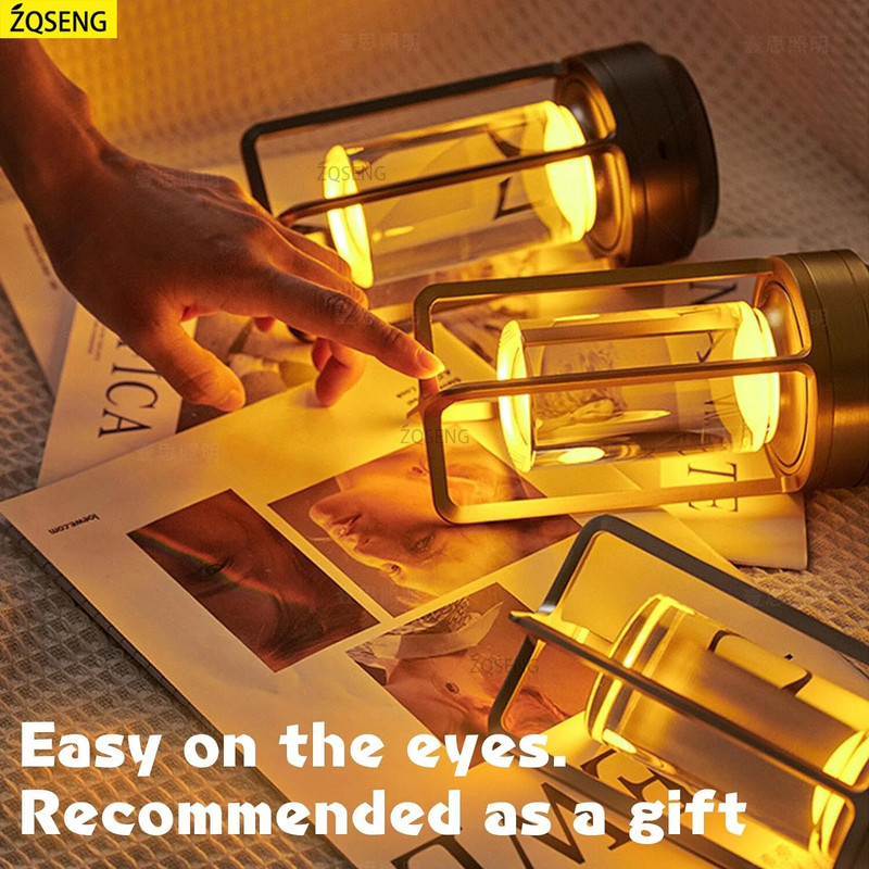 Stolna lampa Punjiva stolna svjetiljka na dodir Bežična lampa za čitanje za bar restoran spavaća soba kućni vanjski dekor kreativni darovi