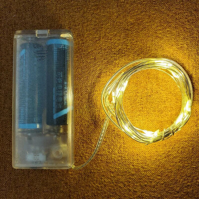 5m/10m varinės vielos baterijų dėžutė girlianda LED vestuvių puošmena namų dekoravimui Fėja vakarėlio dekoravimui Šviesos stygos