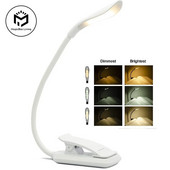 USB újratölthető csíptetős könyvlámpa 3 színű könyvjelző lámpa, állítható fényerősségű olvasólámpa gyerekeknek alvást segítő lámpák Kindle-hez