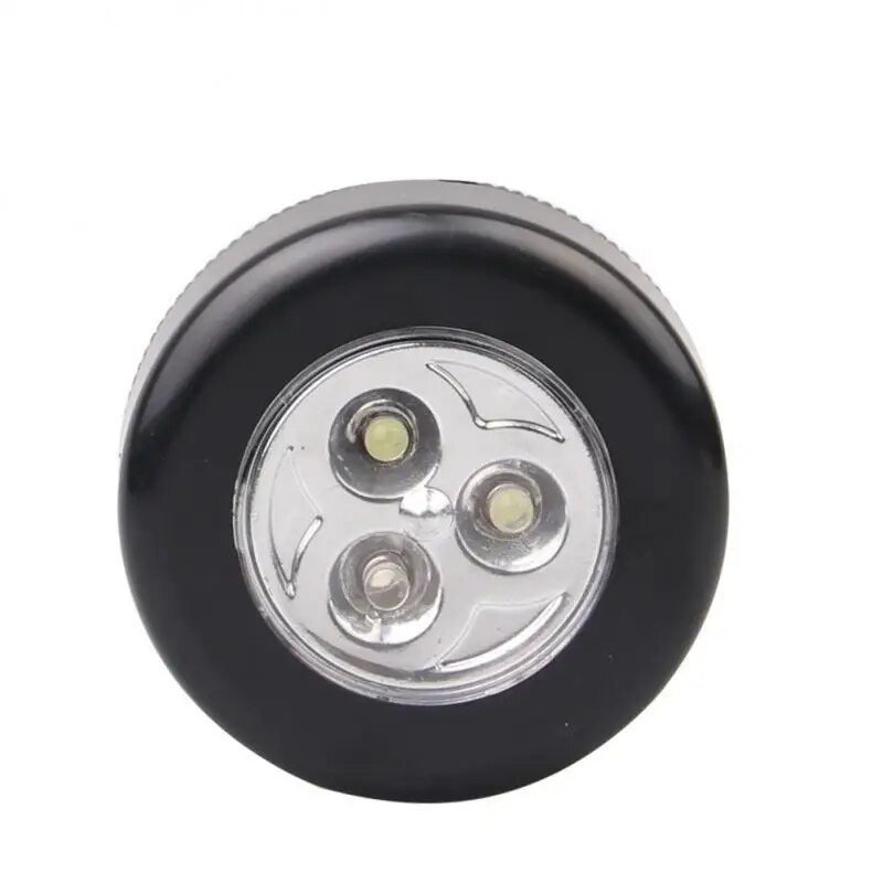 Lampă rotundă Utilizați lumină de noapte Lumină mică cu LED reîncărcabilă pentru casă, bucătărie, dormitor, stick portabil pe lampă, lumină de urgență
