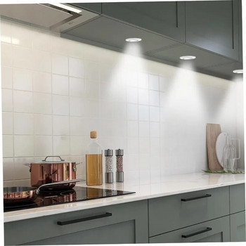 6/1PCS COB LED Touch Light Безжични стенни лампи за спалня Кухня Гардероб шкафове Шкаф Захранвани от батерии Преносими лампи