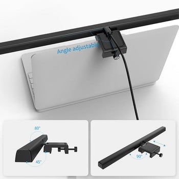 300/500 mm LED Compute Desk Screenbar Light Безстепенно затъмняване USB акумулаторна лампа Лампа за четене Преносима висококачествена сензорна лампа