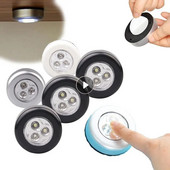 Ormar Spavaća soba Stepenice Mini LED Kontrola na dodir Noćno svjetlo Kuhinja Bežično LED svjetlo za ormarić Zidno svjetlo za ormar na baterije