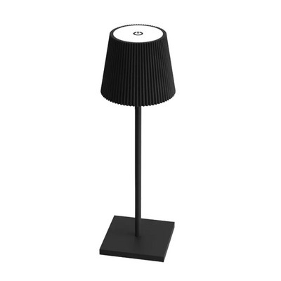 AmmToo Modern Stripe Minimalist stalinė lempa USB belaidžio įkrovimo LED stalinės lempos miegamajam Touch Creative Bedside Night Light