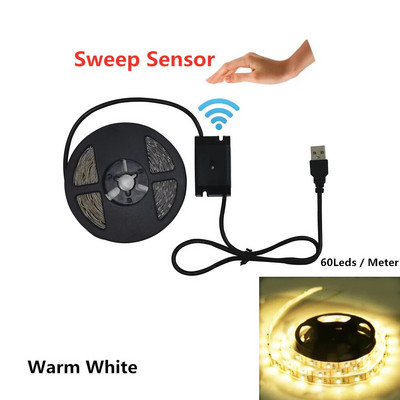 LED rasvjeta ispod ormara LED traka LED svjetiljka s bežičnim PIR senzorom pokreta USB priključak Svjetlo kuhinja Stepenice Ormar Bočno svjetlo