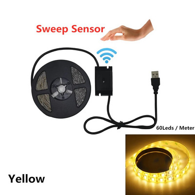 LED rasvjeta ispod ormara LED traka LED svjetiljka s bežičnim PIR senzorom pokreta USB priključak Svjetlo kuhinja Stepenice Ormar Bočno svjetlo