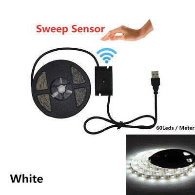 LED rasvjeta ispod ormara LED traka LED svjetiljka s bežičnim PIR senzorom pokreta USB priključak Svjetlo kuhinja Stepenice Ormar Bočno svjetlo