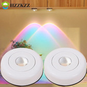 LED spintelės šviestuvai, maitinami baterijomis TouchLight Stick ant sienos saulėlydžio lempa virtuvės miegamojo spintelės dekoravimui Dropshipping