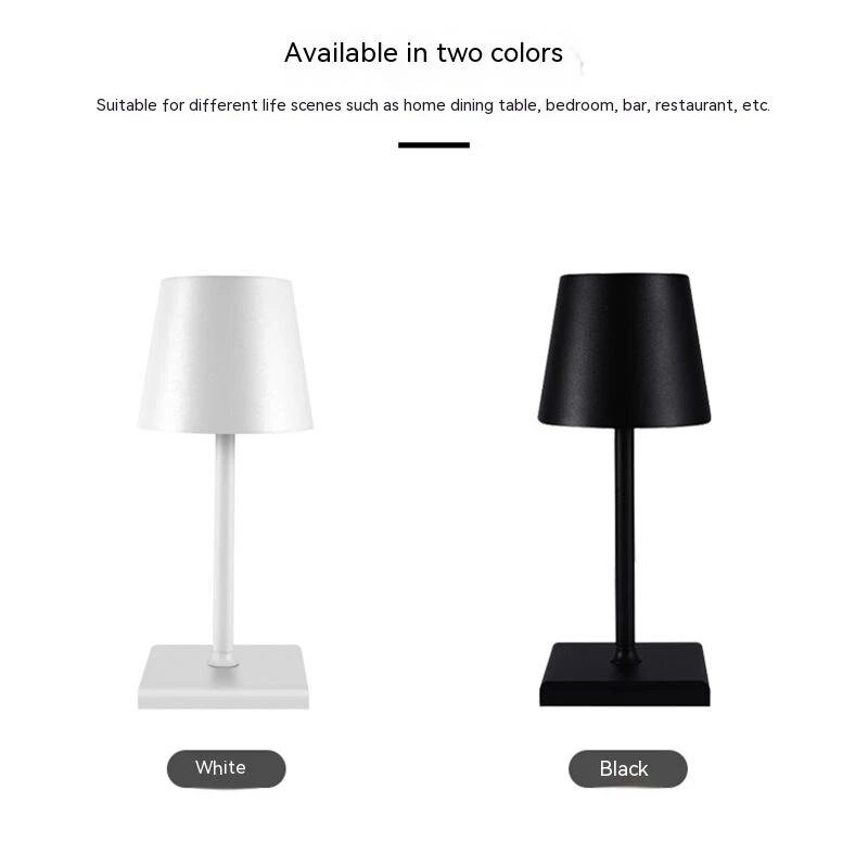 Bežična stolna svjetiljka od 5200 mAh, noćna svjetiljka s mogućnošću prigušivanja, bežična punjiva, luksuzna dekoracija sobe uz krevet, LED svjetla, uređenje doma
