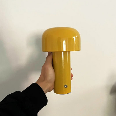 Újratölthető asztali lámpa Modern LED olasz dizájn gombás lámpa Hordozható hálószoba dolgozószoba éjjeli lámpa