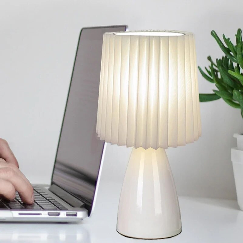 Milkshake USB csatlakozó összecsukható lámpa étterem dolgozószoba iroda hálószoba éjjeli lámpa LED dekorációs lámpa INS stílusú