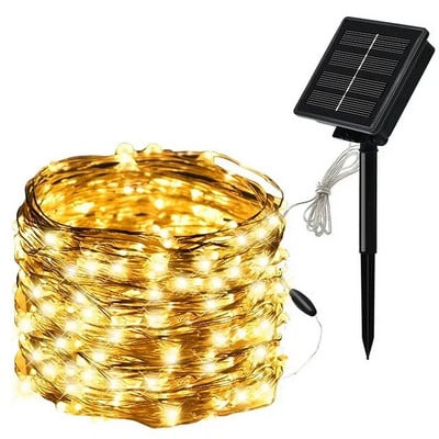 Päikesehaldja tuled väljas 20M 200LED veekindlad sädelevad tuled jõuluks siseõue aiahoovi pulmapeo puukaunistus