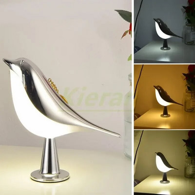 Modern, egyszerű szarka led íróasztali lámpa hálószoba dolgozószoba éjjeli lámpa Nappali dekoráció Touch Bird állólámpák autós aromaterápiás lámpa
