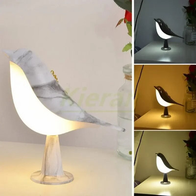 Modern, egyszerű szarka led íróasztali lámpa hálószoba dolgozószoba éjjeli lámpa Nappali dekoráció Touch Bird állólámpák autós aromaterápiás lámpa