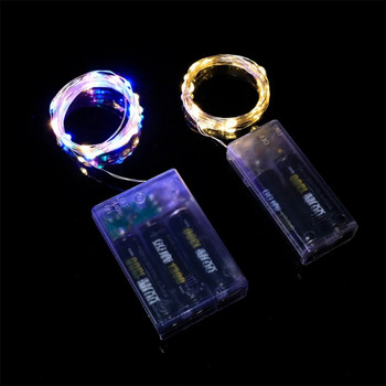 USB батерия с гирлянд от медна жица 30M LED струнни светлини Външно водоустойчиво феерично осветление за коледно сватбено парти Декор