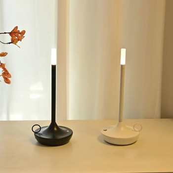Candlelight Atmosphere Επιτραπέζιο φωτιστικό USB Επαναφορτιζόμενη αφής LED Εστιατόριο Μπαρ Επιτραπέζια Διακόσμηση Φωτιστικό γραφείου κρεβατοκάμαρας Νυχτερινό φως