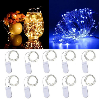 10 tk 6 tk vasktraat LED string tuled pühade haldja tuled vanik Jõulupuu kaunistus pulmapidu DIY Natal Navidad 2022