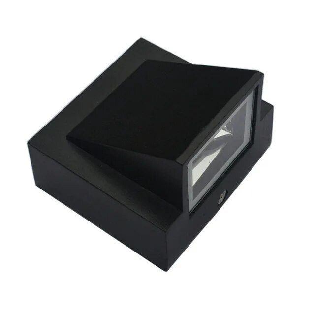 Izuzetan dizajn LED zidna svjetiljka s jednom glavom 5W 10W COB Zidni svijećnjak za trijem Unutarnja vanjska pejzažna rasvjeta AC110 220V