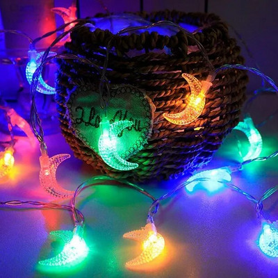 3M/1.5M LED zvijezda Mjesečina Osvjetljenje Žice Mubarak Festival Dekoracija doma Ramadan Mubarak Poklon Vilin vrt Muslimanska zabava