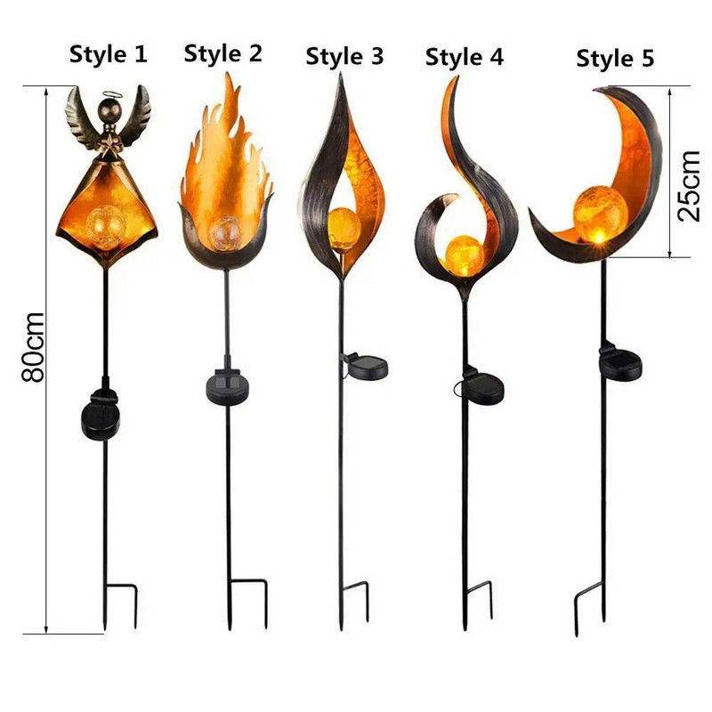 Lauko kiemo saulės laiptų šviesa vejos lemputė Žibintų lempa Neperšlampami takai kiemo fakelas sodo dekoravimas kraštovaizdžio šviesa