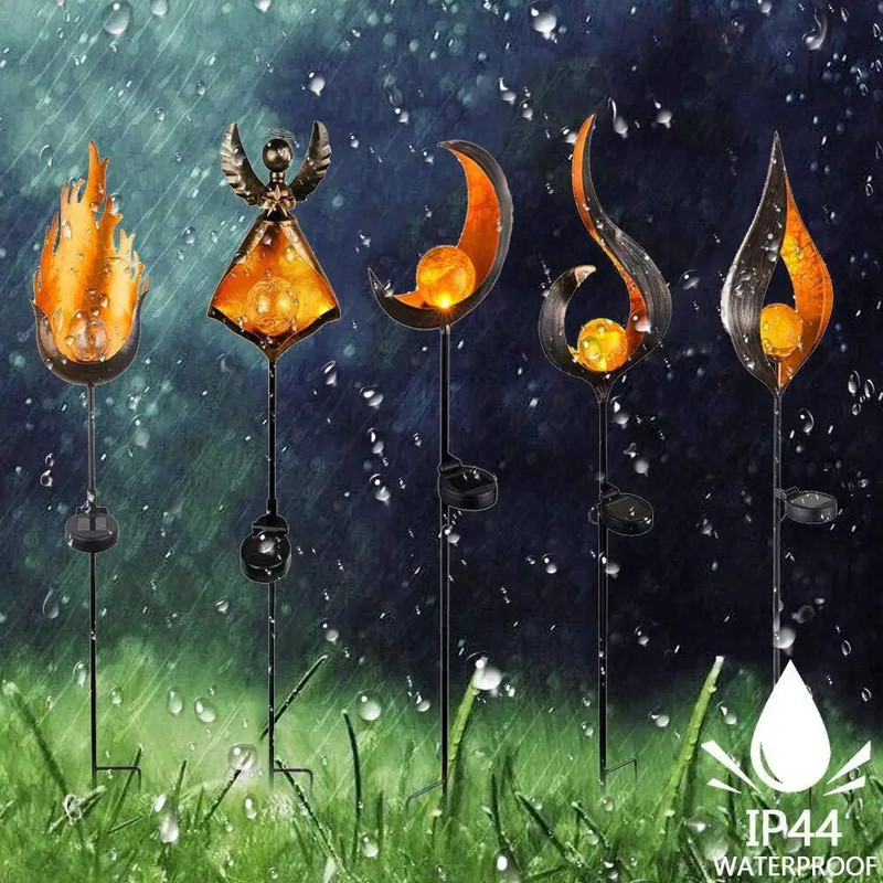 Lauko kiemo saulės laiptų šviesa vejos lemputė Žibintų lempa Neperšlampami takai kiemo fakelas sodo dekoravimas kraštovaizdžio šviesa