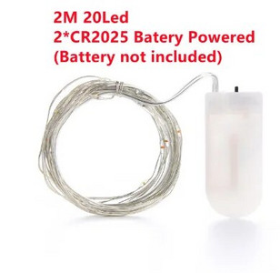 10M Led bajkovita svjetla Bakrena žica Blagdanska vanjska svjetiljka Garland Božićno drvce Ukrasi za vjenčanje LED žičane svjetiljke