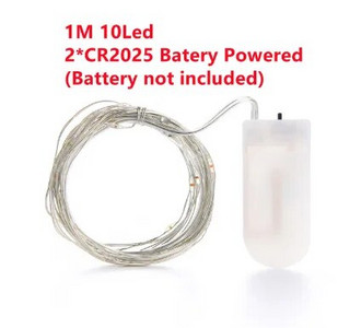 10M Led bajkovita svjetla Bakrena žica Blagdanska vanjska svjetiljka Garland Božićno drvce Ukrasi za vjenčanje LED žičane svjetiljke